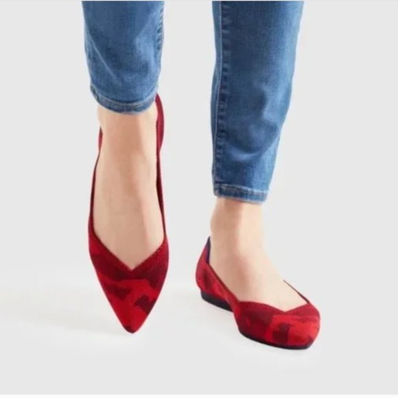 Rothy's Red Flats - Picture 2 of 9